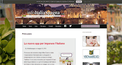 Desktop Screenshot of infoitaliaspagna.com