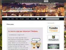 Tablet Screenshot of infoitaliaspagna.com